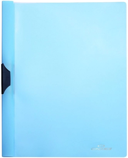 Spisne mape s bočnim kopčom A4, pastelnoplava CONCORDE