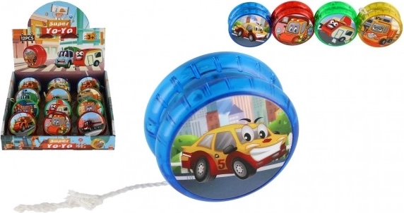 Jo-jo s prometnim sredstvima, svjetleće, plastično