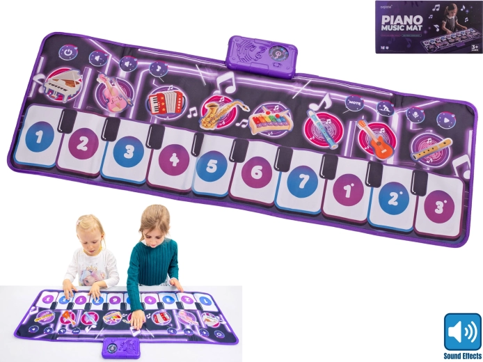 Platneni klavir s zvukom (10 tipki, 8 instrumenata) - 1 komad