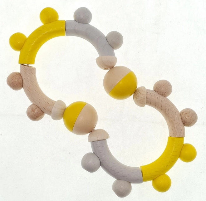 Hess drveno zvečkalo prirodno žuto