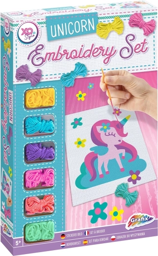 GRAFIX Vezena slika Jednorog 18,5x14,5 cm