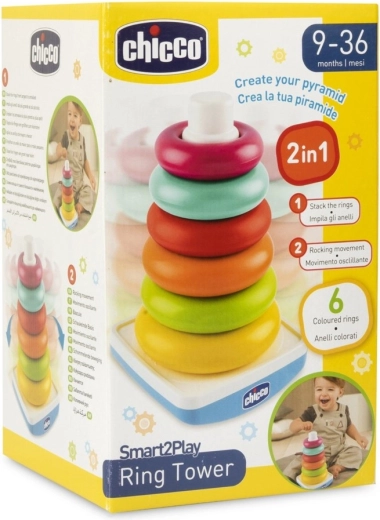 Chicco toranj za slaganje kolutova 9m+