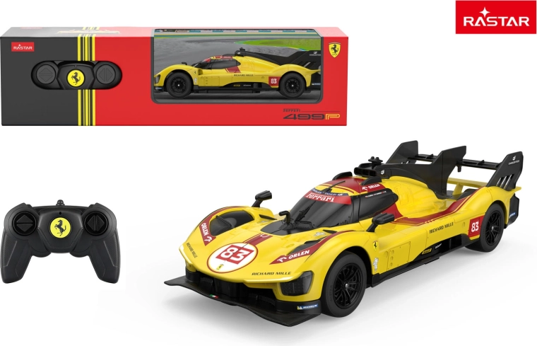 Rastar RC auto Ferrari 499P žuto 1:24 - 1 komad