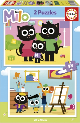 Puzzle Milo 2x48 dijelova od EDUCA