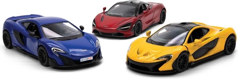 Metal McLaren model car with pull-back action