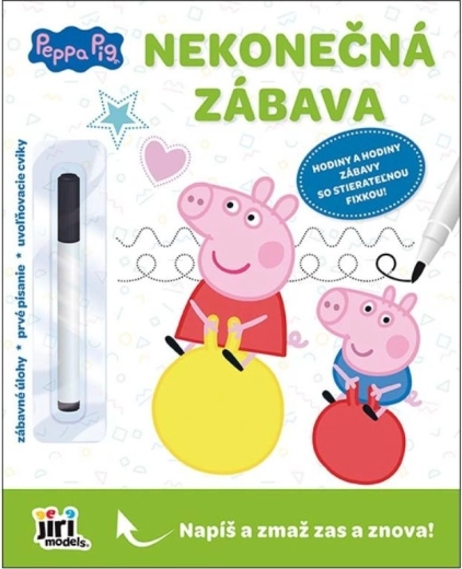 Beskrajna zabava – kreativna brisiva bilježnica Peppa Pig