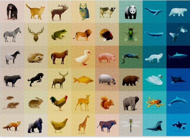 Slagalica CLOUDBERRIES Fauna 1000 dijelova