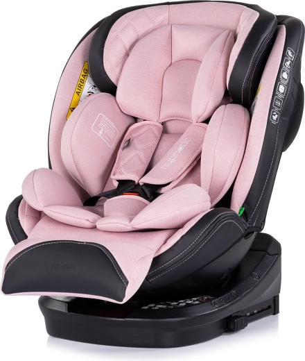 Autosjedalica CHIPOLINO Hypnotic i-Size 40–150 cm, ISOFIX, 360° rotirajuća, Pink Marshmallow