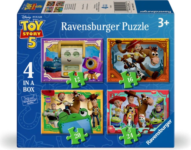 Ravensburger puzzle Toy Story: Priča o igračkama 4 u 1 (12–24 dijelova)