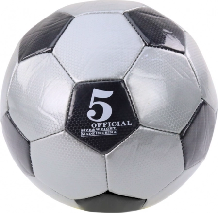 Nogometna lopta Classic 24 cm veličina 5 siva