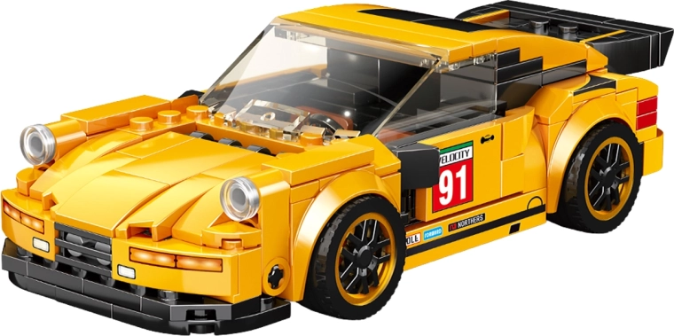 Građevni set žuti automobil 16,5 cm