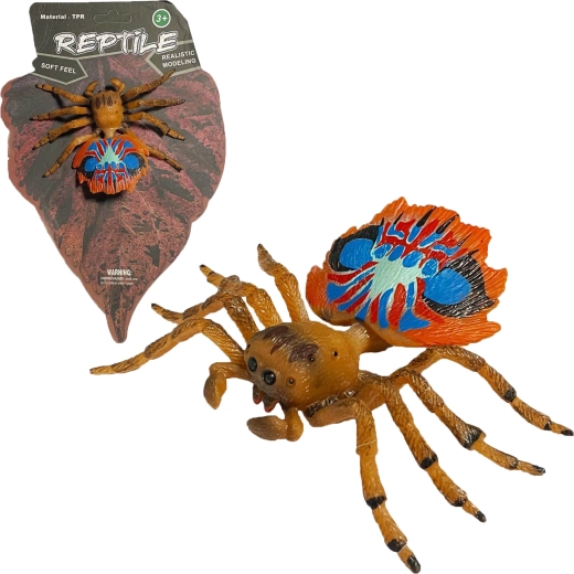Živa priroda: realistični model pauka pauna (peacock spider) 10 cm