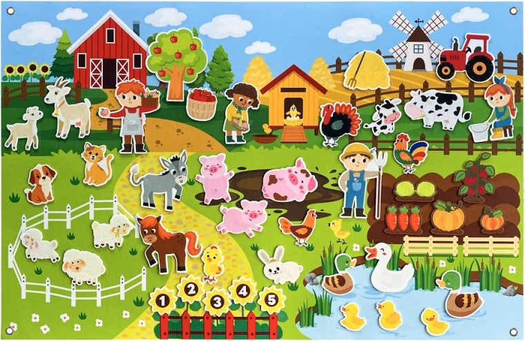 2Kids Toys interaktivni zidni panel za igru farma
