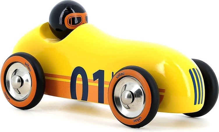 Vilac drveni automobil Old Sport žuti