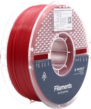 ABS filament High Speed 1,75 mm, crveni, 1 kg