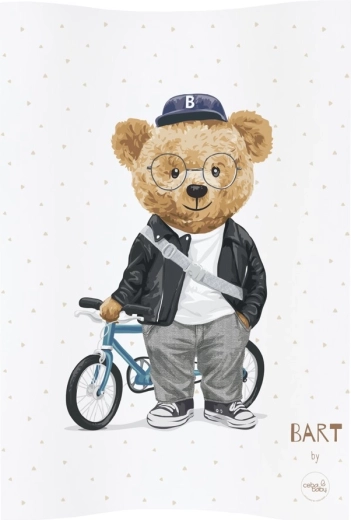 Meka dvostrano povišena podloga za presvlačenje 48 × 70 Fluffy Puffy medo