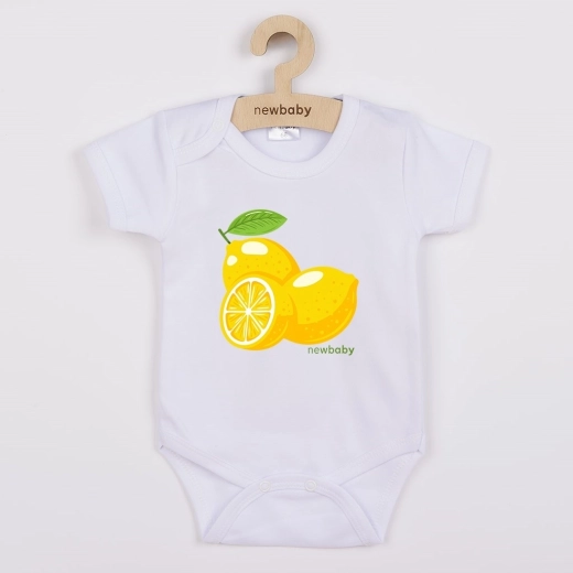 New Baby dječji body s printom Lemon, kratki rukav, veličina 80 (9–12 mjeseci)