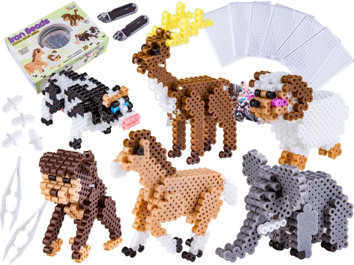 3D iron-on beads – animals 3000 pcs