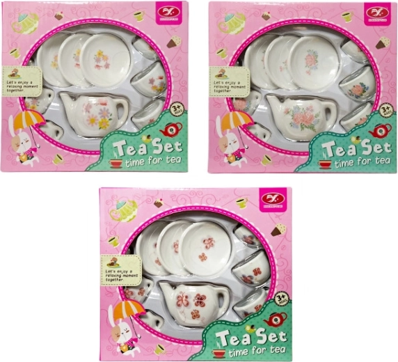 Porculanski dječji čajni set s cvjetovima ili leptirima