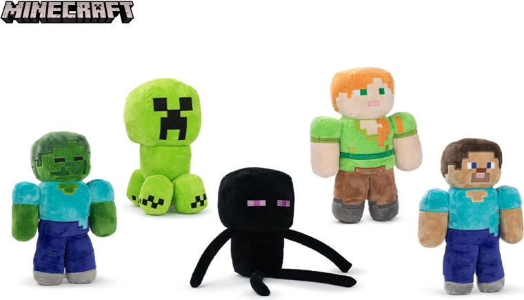 Minecraft plišana figurica 30 cm (5 varijanti), od rođenja