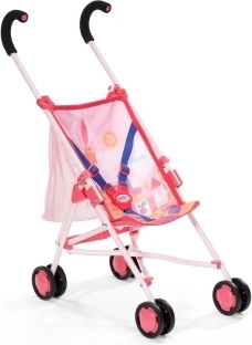 Kišobran kolica s mrežicom za lutke BABY born – ružičasta
