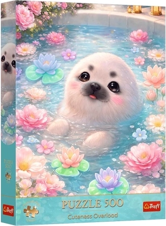 Puzzle Premium Plus Cuteness Overload Slatka tuljanica - 500 dijelova