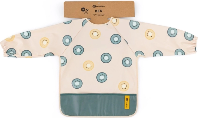 Petite&Mars slinček s dugim rukavima Ben green kiwi