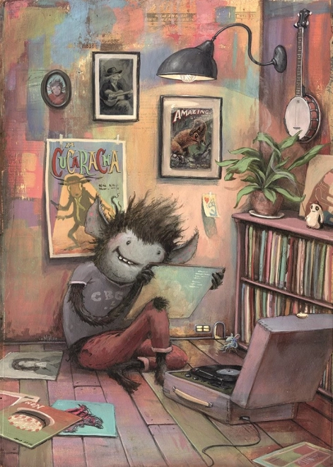 Puzzle HEYE Zozoville Vinylo čudovište 1000 dijelova