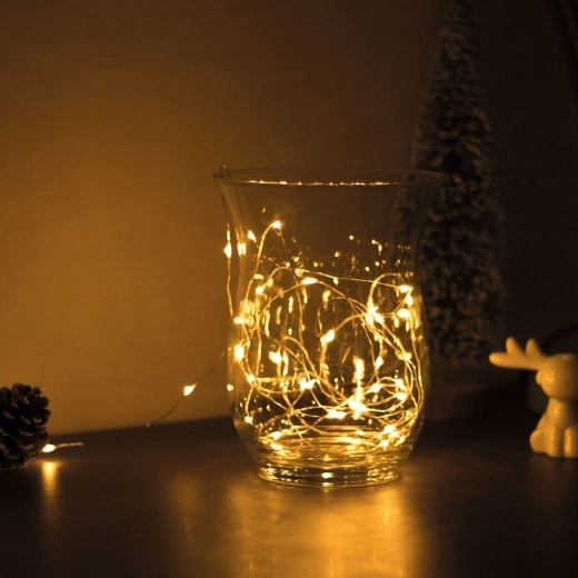 Christmas LED string lights 5 m, 50 LEDs, warm white