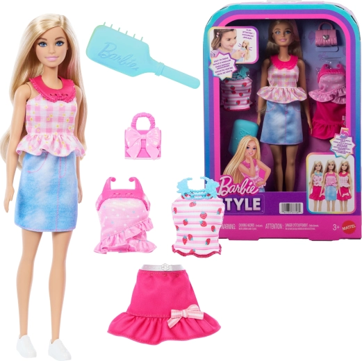Mattel Barbie Style modna lutka sa setom odjeće i dodataka
