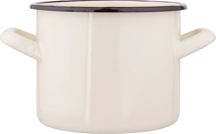 Emajlirani lonac Silesia 1,5 l krem 14 cm