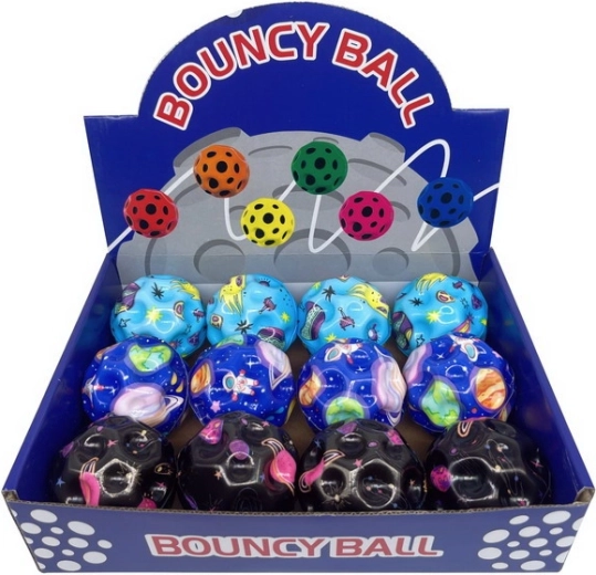 Loptica s svemirskim motivom 7 cm