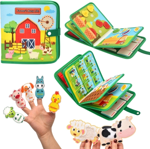 2Kids Toys senzorička busy knjiga farma