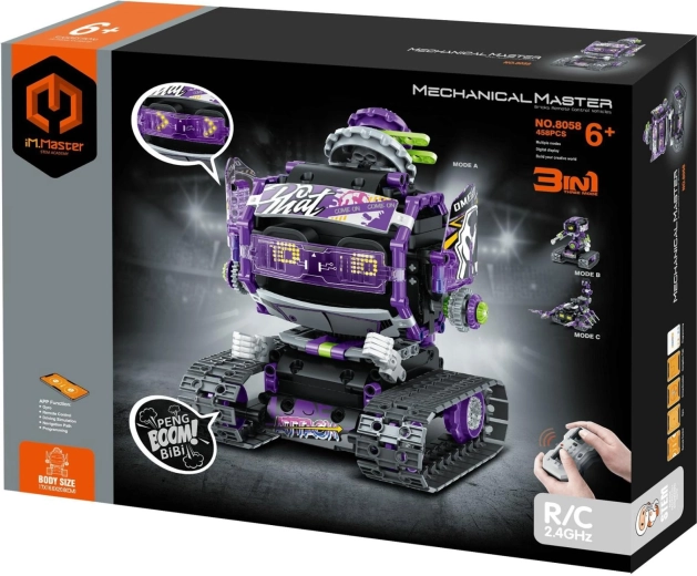 iM.MASTER građevinski set RC robot 3 u 1 2,4 GHz (459 dijelova) na baterije s punjivim paketom