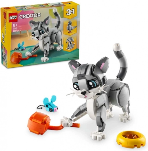 lego creator 3-u-1 nestašna mačka set za slaganje