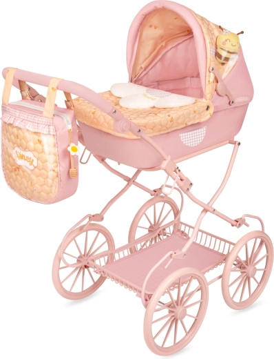 DeCuevas sklopiva kolica za lutke s torbom Honey – 81 cm