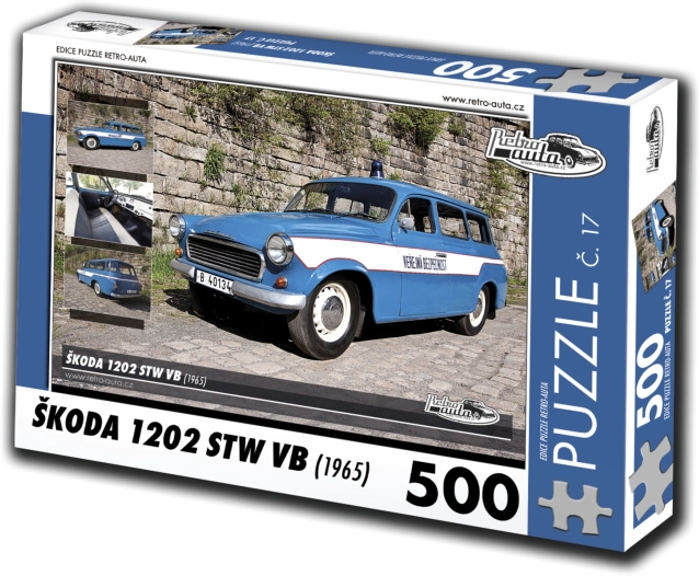 Puzzle Retro-auta Škoda 1202 STW VB 500 dijelova