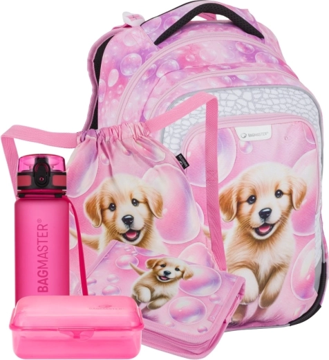 Bagmaster LUMI 26 large school set for first graders – dog