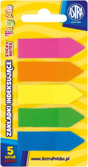 Samoljepljivi blokići ASTRA Neon 5 boja