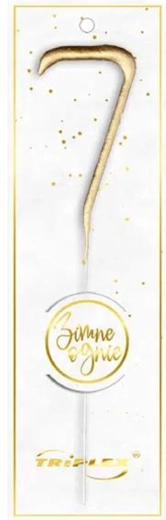 Pritiskivač broj 7 zlatni 16,5 cm