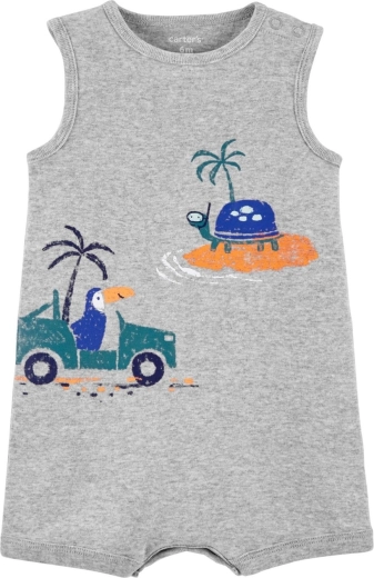 Carter's ljetni kombinezon tropical grey za dječake