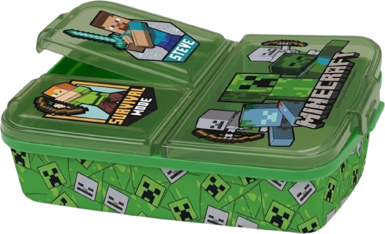 Children's snack box Minecraft green