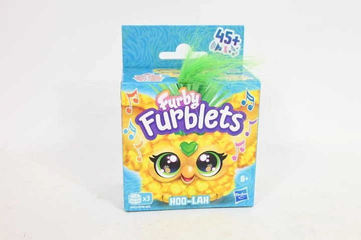 Furby Furblets Hoo-Lah mini interaktivna plišana igračka s kopčom