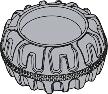Replacement wheel for the Pico ride-on (front/rear) JAMARA - 1 piece