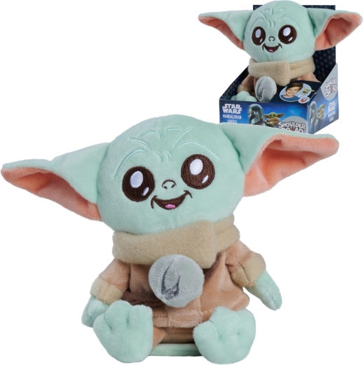 Pliš Grogu STAR WARS The Mandalorian Shoulder Squad 12 cm