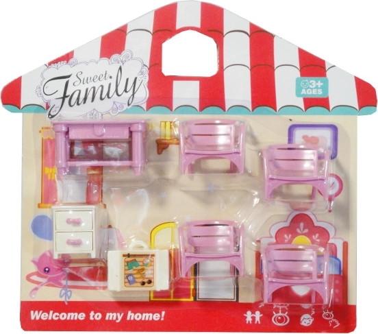 Dječji set sobnog namještaja s kovčegom