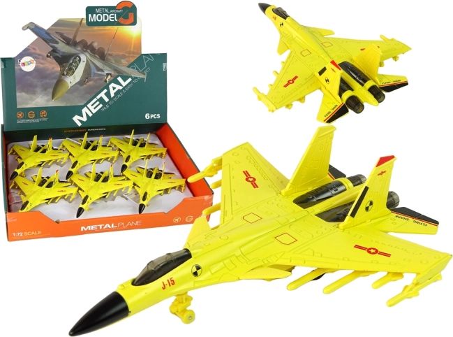 Žuti frikcijski lovački avion 1:72