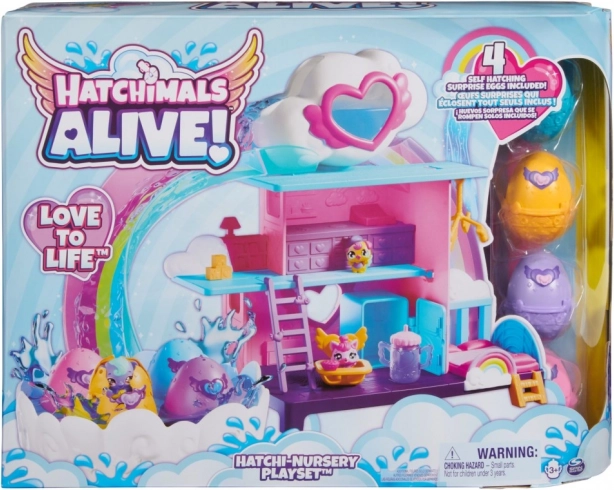 Hatchimals igraći set Dugini svijet izlijeganja u vodi