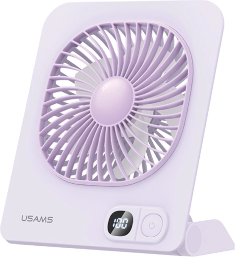 USAMS magnetski stolni ventilator ljubičasti