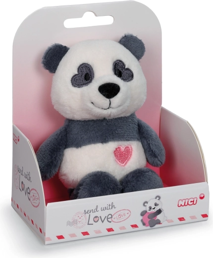 Nici plišana panda Love u poklon kutiji 12 cm